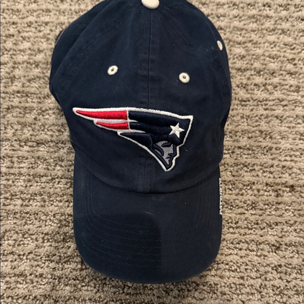 Navy Blue Patriots Cap with Embroidered Logo